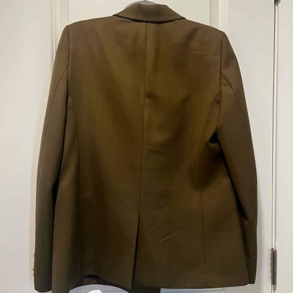 Sezane Christie Blazer in Olive Green - Picture 3 of 6